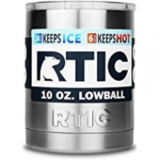 RTIC Personalized 10oz Stainless Steel Lowball with Lid 